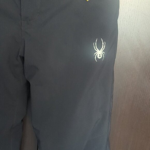 Girls Spyder Winter Black Ski Snowboard Weather Resistant Pants - Sz 14 BNWOT - Picture 3 of 7